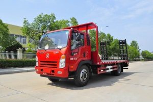 這款國(guó)六挖機(jī)平板運(yùn)輸車很火，關(guān)注沒？